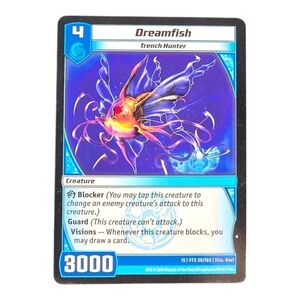 2014 Kaijudo Dreamfish Trench Hunter Trading Card